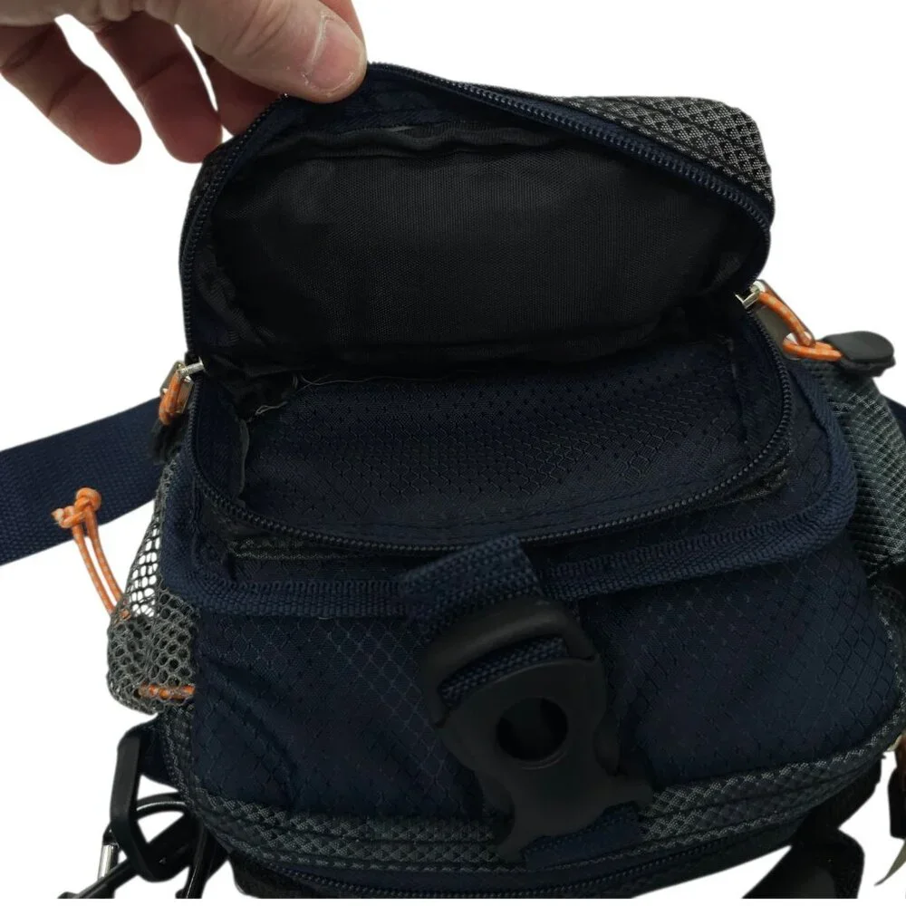 Samsonite Camera Camcorder Bag Multi-Pocket Shoulder Strap SB609BLU Blue Gray